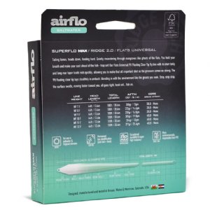 Airflo Superflo Max Ridge 2.0 SW Flats Universal - 9' Clear Tip - New for 2026