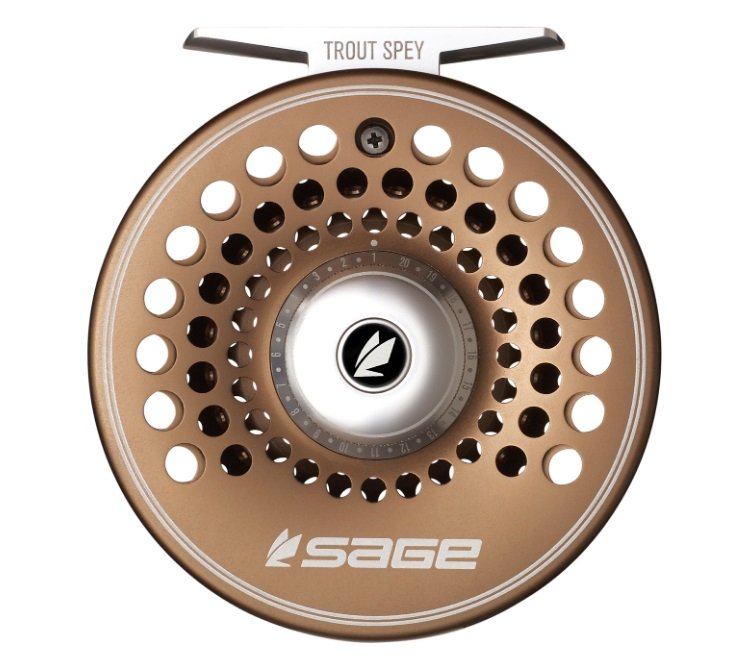FREE FLY LINE Bronze NEW Sage Trout Spey 3/4/5 Fly Reel 
