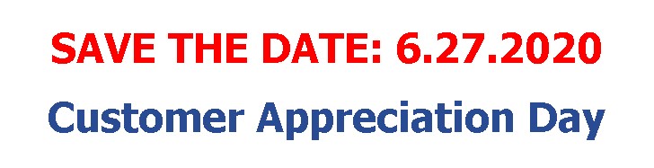 Save the Date - Customer Appreciation