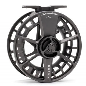 Lamson Speedster S fly reel large-arbor narrow-spool design with sealed drag free fly line included