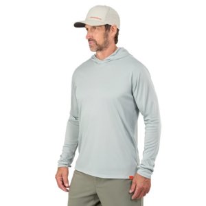 Grundens Tough Sun Masked Hoodie - Iceberg