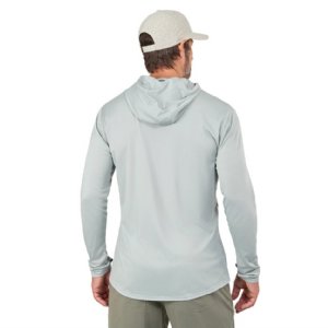 Grundens Tough Sun Masked Hoodie - Iceberg
