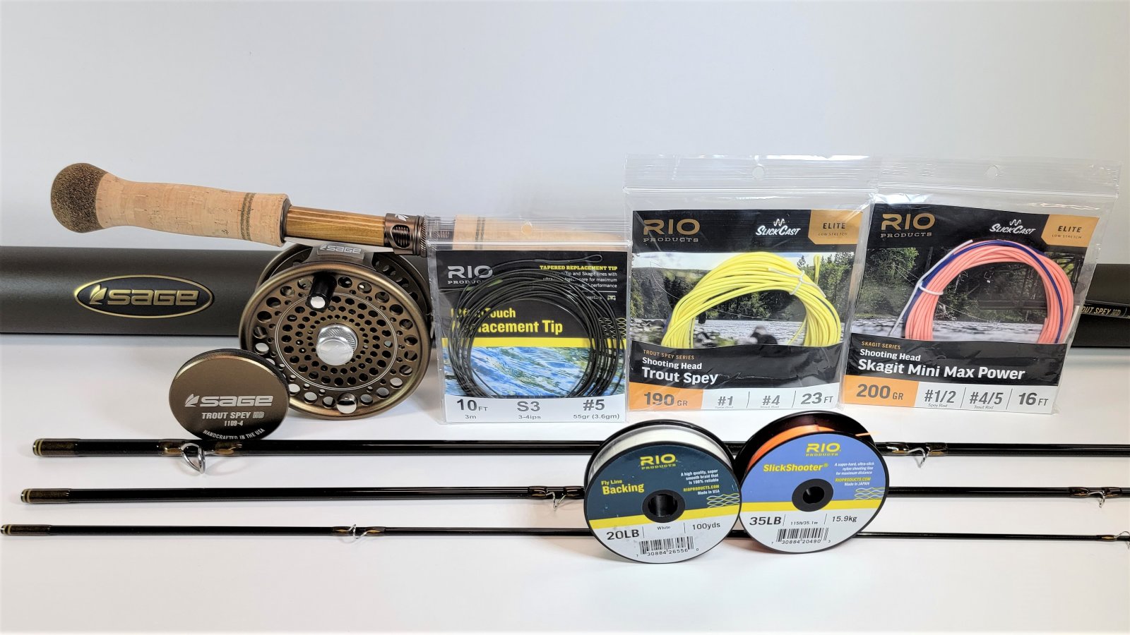 GFS Kit - Sage Trout Spey HD Outfit - 1 Weight 1109-4