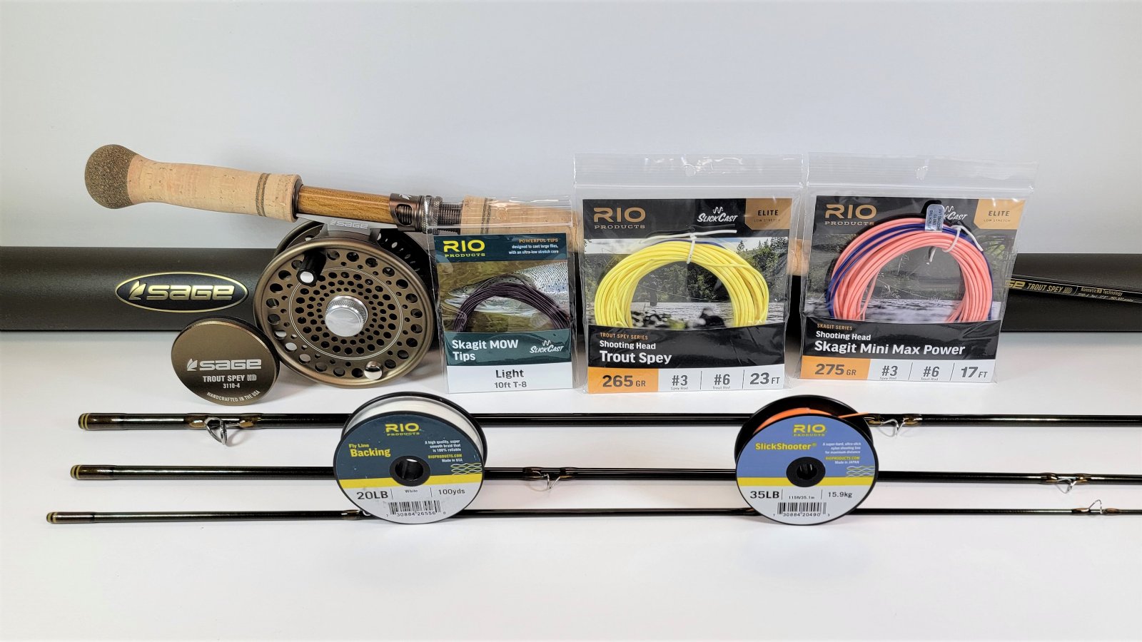 GFS Kit - Sage Trout Spey HD Outfit - 3 Weight 3110-4