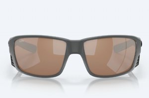 Costa Tuna Alley Pro Matte Gray with Copper Silver Mirror 580G