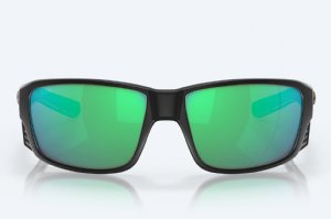 Costa Tuna Alley Pro Matte Black with Green Mirror 580G